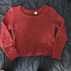 H&M fuzzy sweater